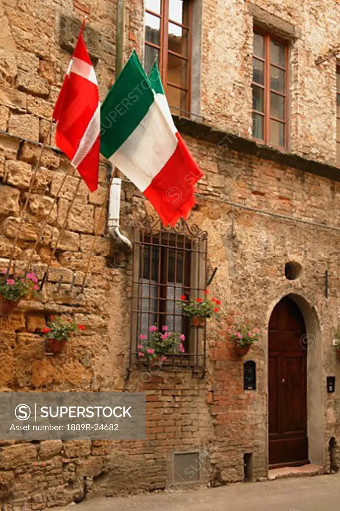 Architectural exterior in Italy