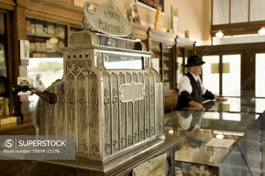 Old fashioned cash register