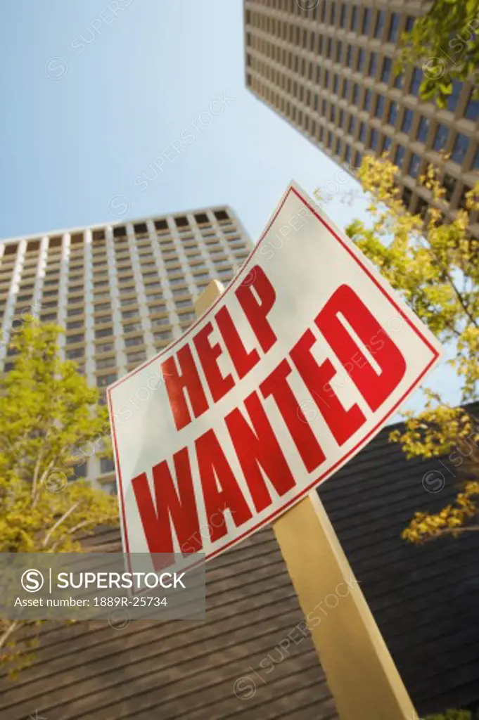 Help wanted sign