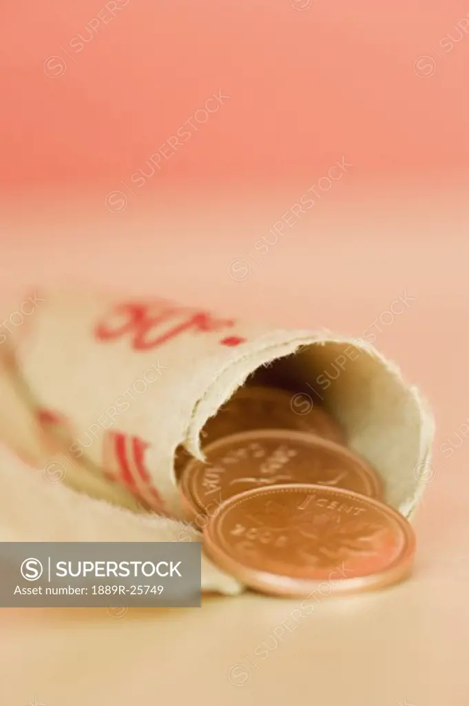 Roll of pennies