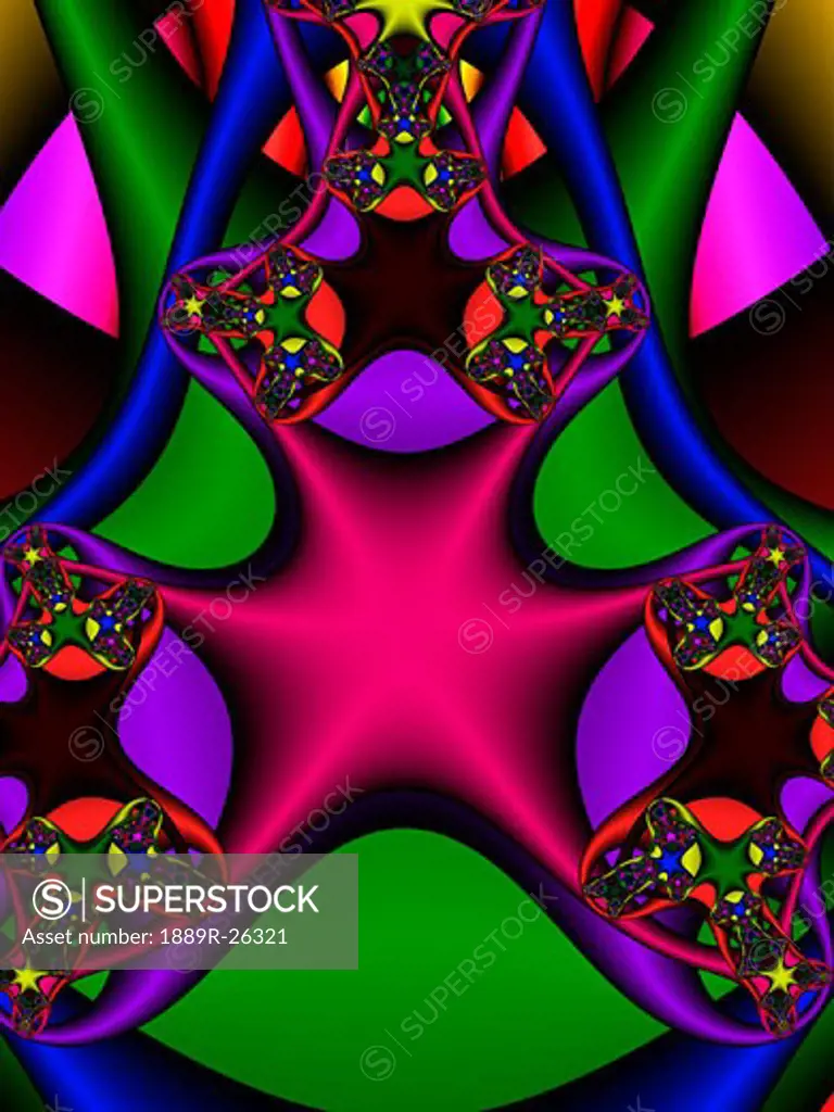 Multicolored abstract
