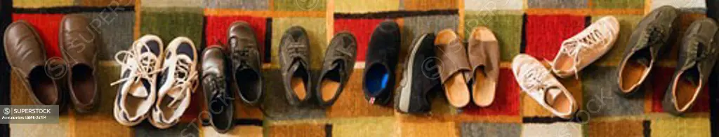 Shoes in a row