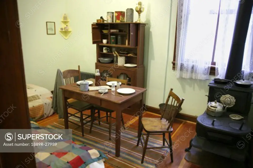 Old-fashioned one-room dwelling