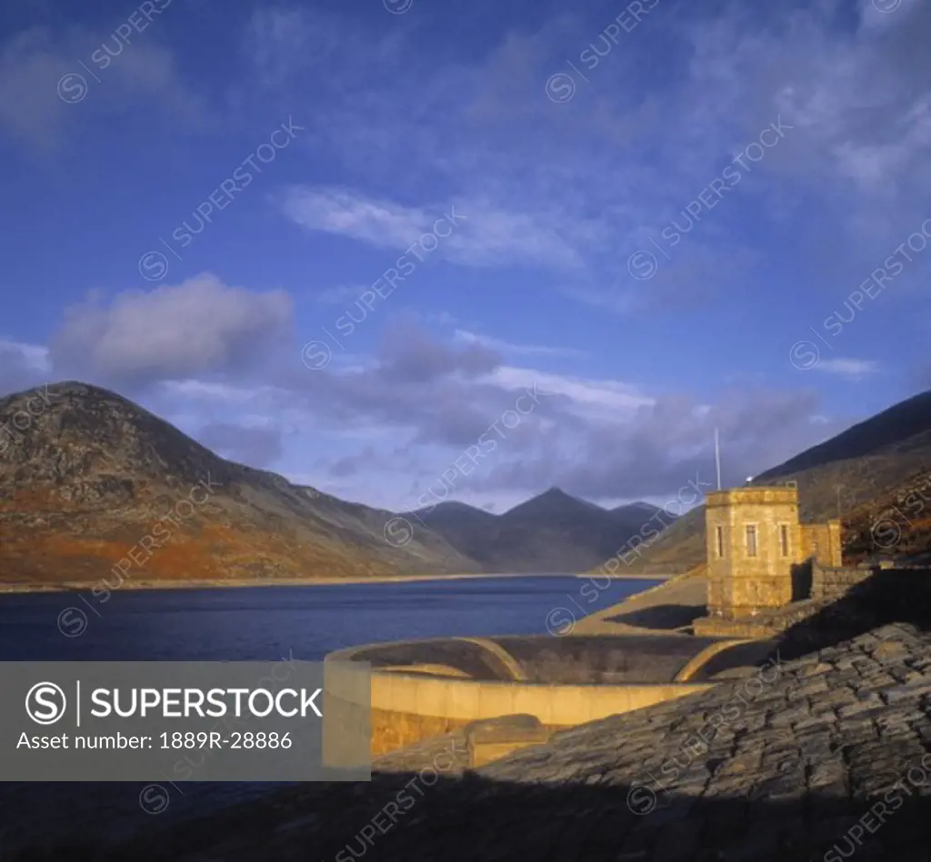 Silent Valley Reservoir in Northern Ireland