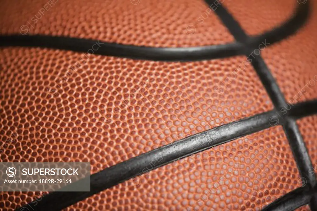 Close-up of a basketball