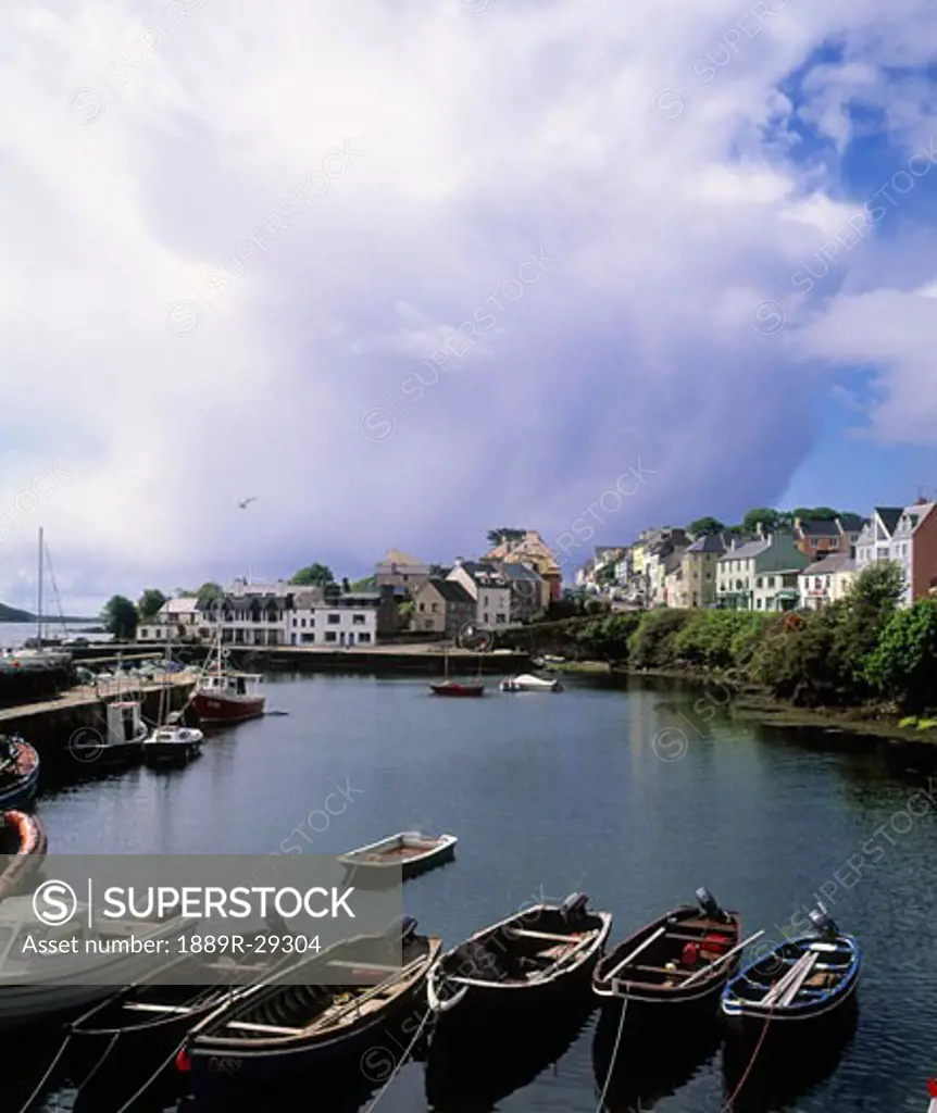 Roundstone Harbour in Connemara, County Galway, Ireland