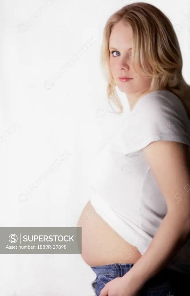 Portrait of a pregnant woman  