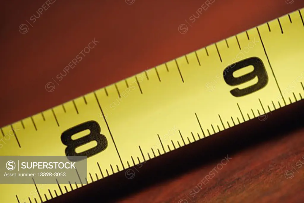 Yellow and black tape measure