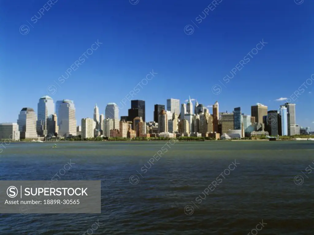 Manhattan skyline in New York, USA