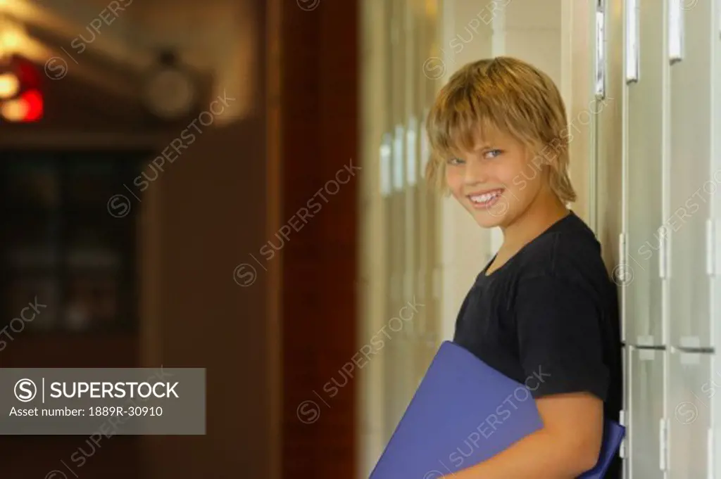 Child with binder