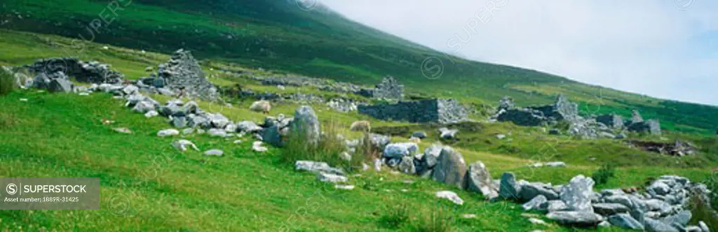 Famine Village, Achill Island, Co Mayo, Ireland