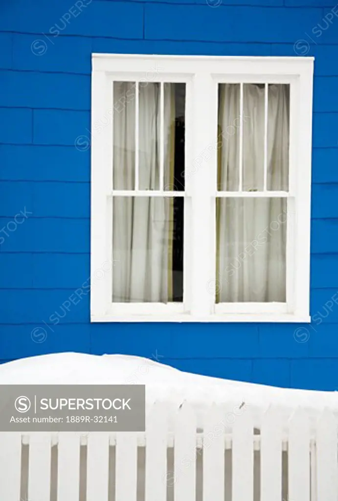 Window on building in Leadville, Rocky Mountains, Colorado, USA  