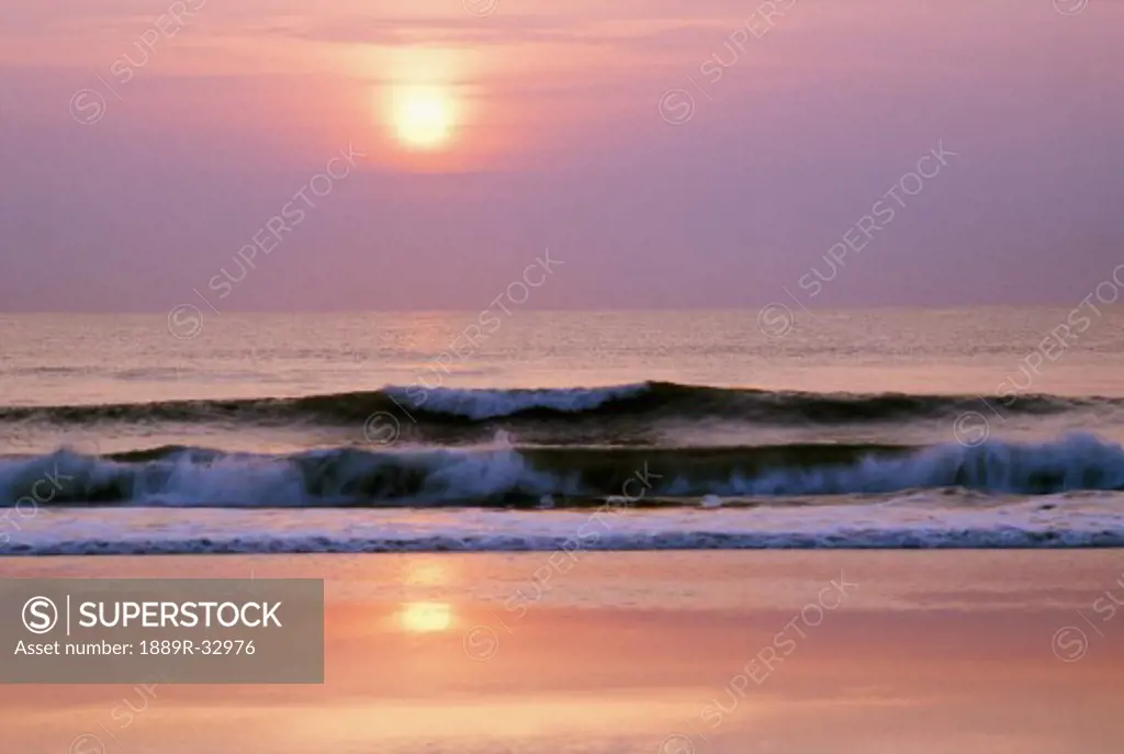 Sunrise over the Atlantic Ocean, Florida, USA