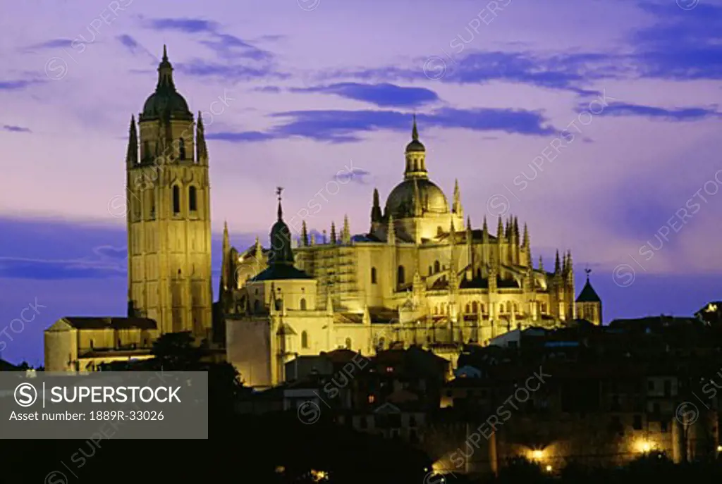 Segovia Cathedral, Segovia, Castile and Leon, Spain