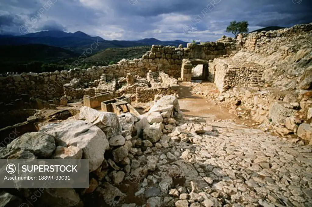 Archaeological Site of Mycenae, Peloponnese, Greece  