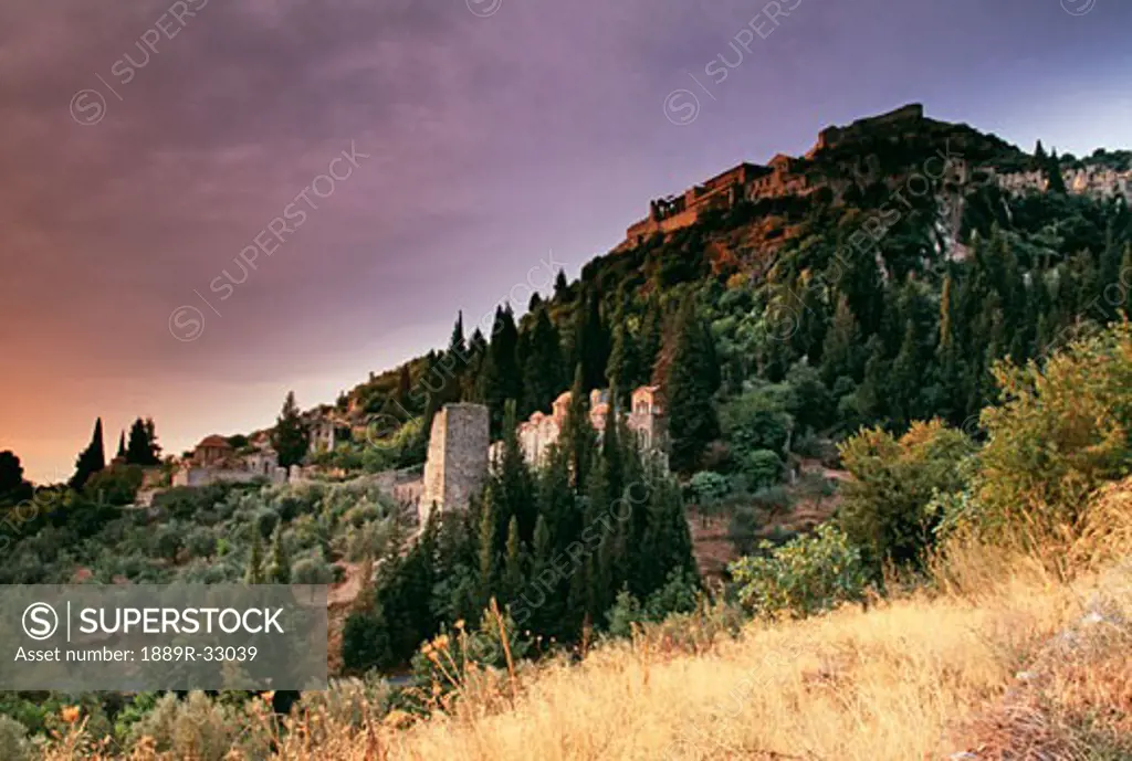Ancient town of Mystras, Lakonia, Peleponnese  