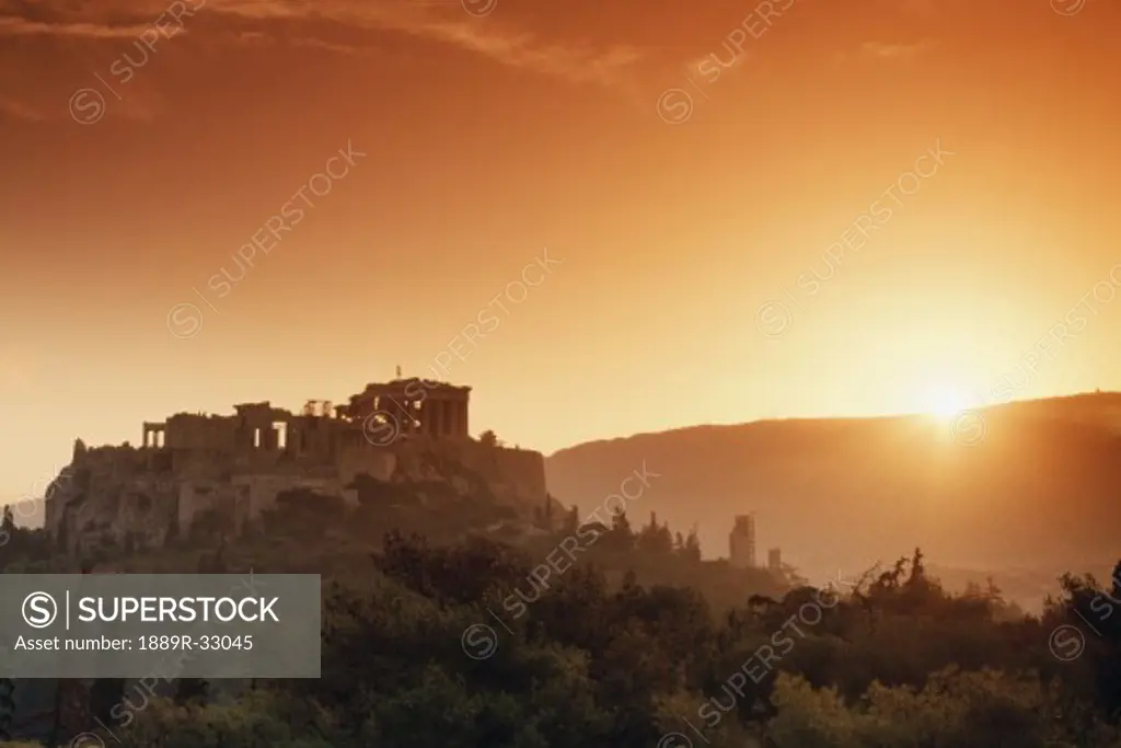 The Acropolis at sunrise  