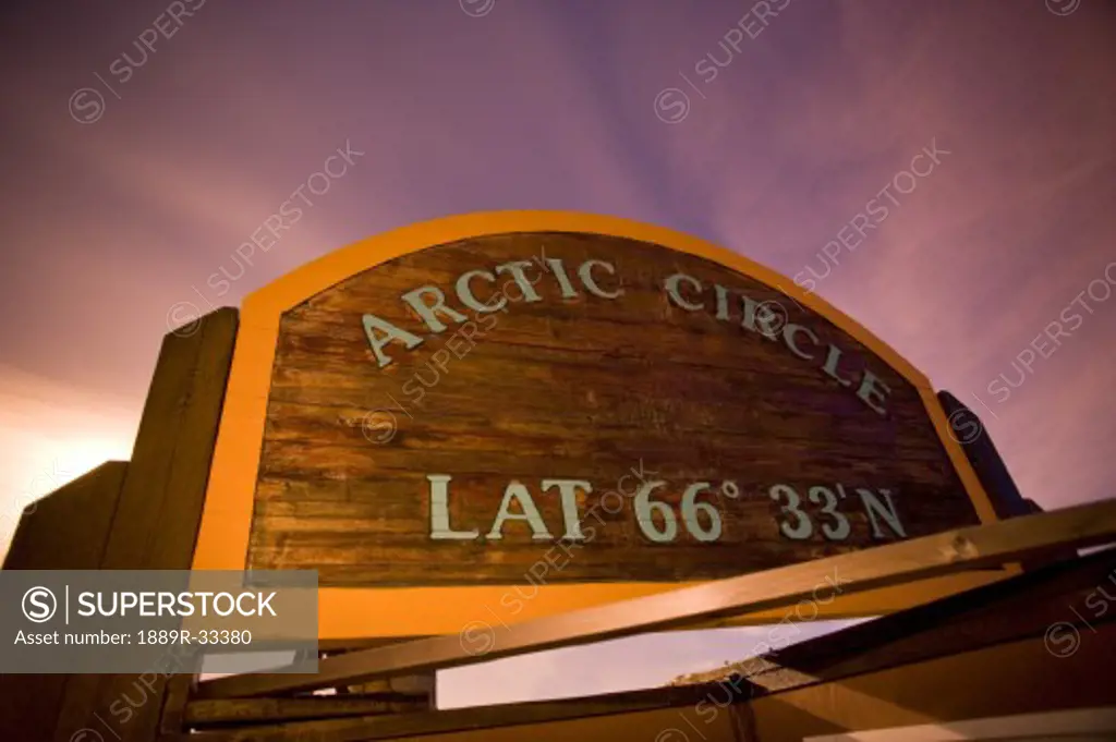 Sign in the Arctic