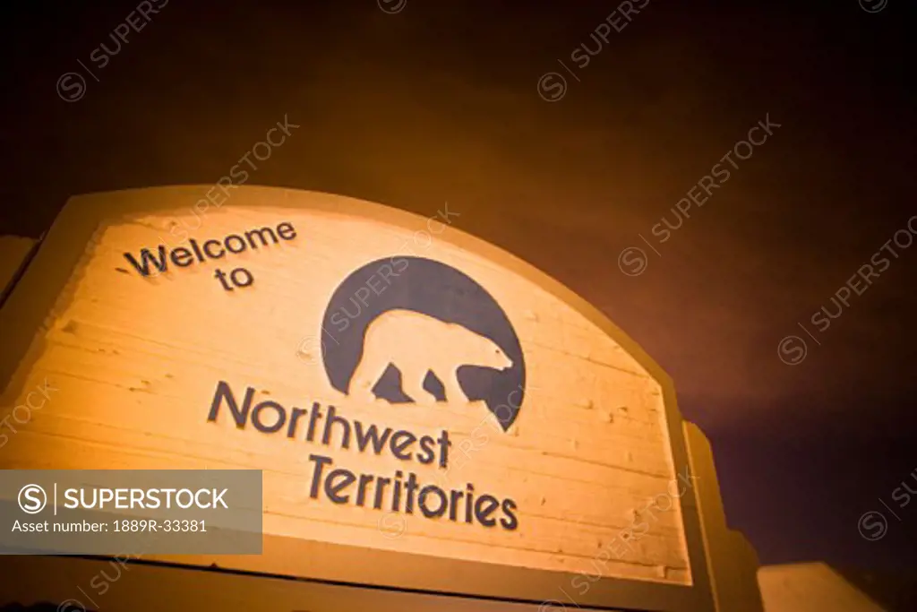 Northwest Territories sign