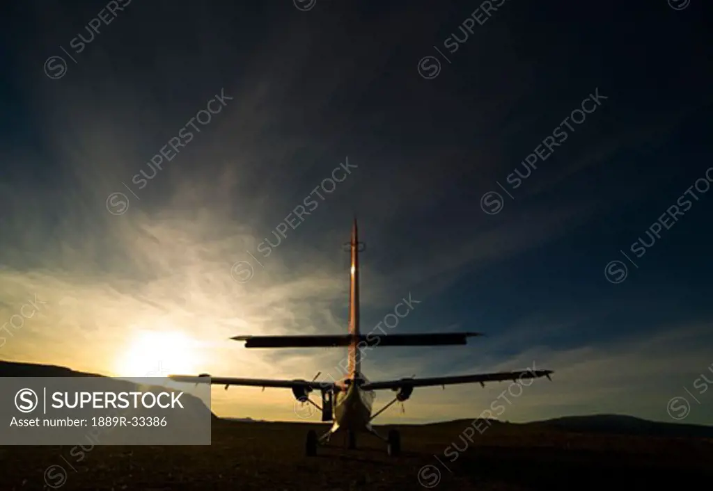 Small aircraft silhouette