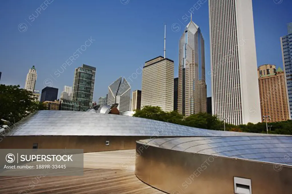 Jay Pritzker Pavilion, Millennium Park, Chicago, Illinois, USA