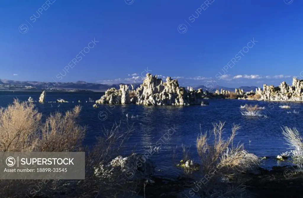Rock formations Mono Lake, California, USA