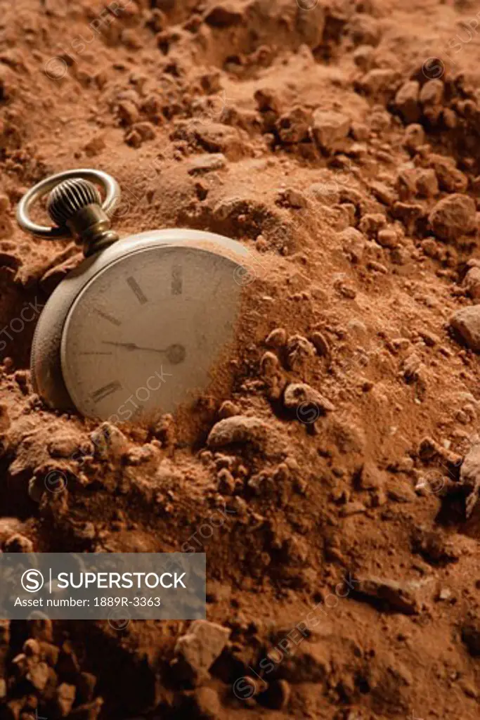 Buried pocket watch