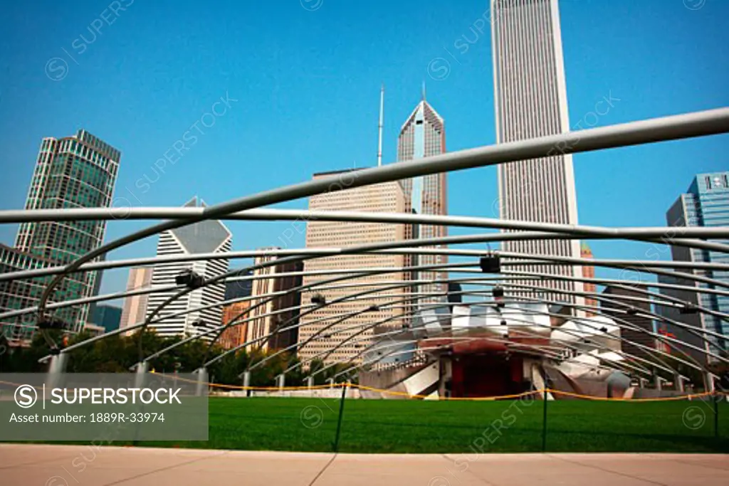 Jay Pritzker Pavilion, Millennium Park, Chicago, Illinois, USA