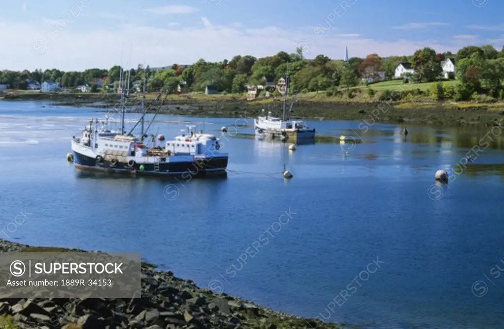 Fishing boats in Annapolis Royal, Nova Scotia, Canada