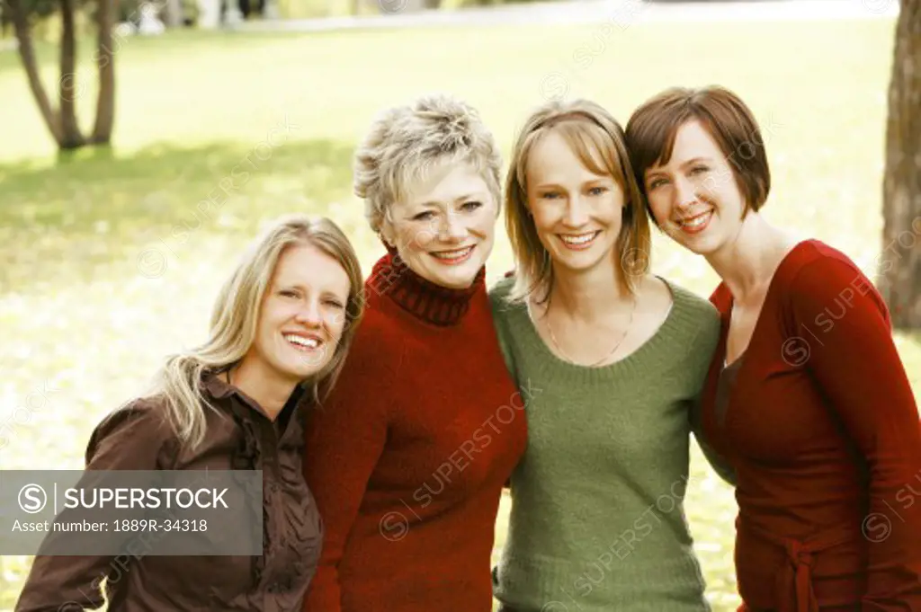 Portrait of women together