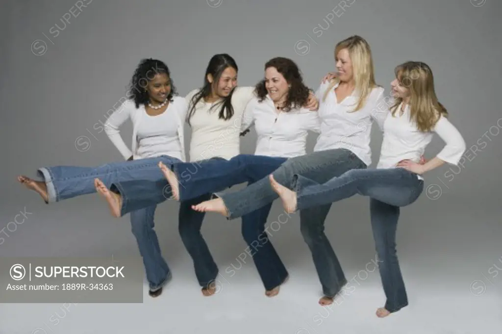 Portrait of a group of women
