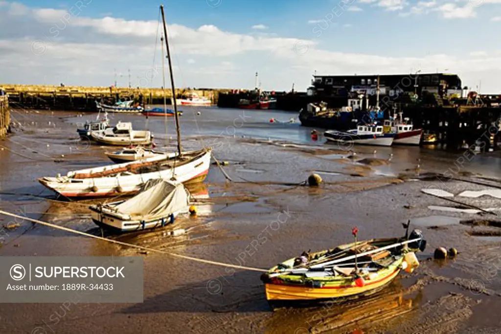 Boat harbour in Bridlington, England, United Kingdom