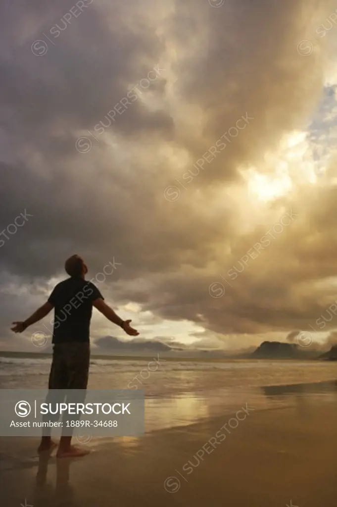 Worship on a beach