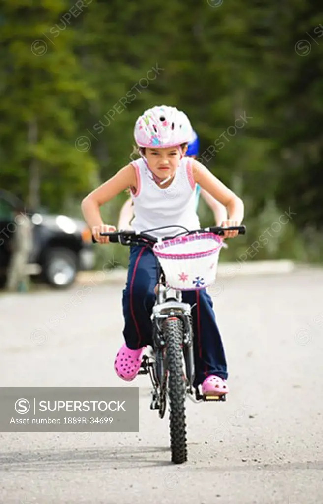 Child riding a bicycle  