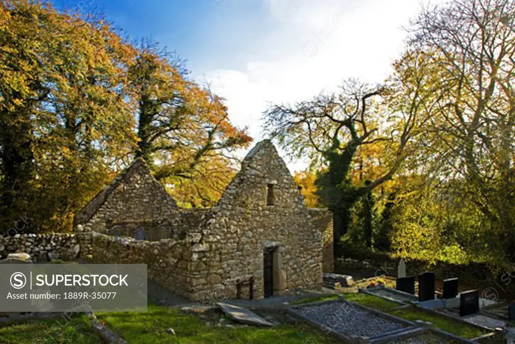 Nave and Chancel Church, Founded by 7th Century St. Mullin, St. Mullin's, Co Carlow, Ireland