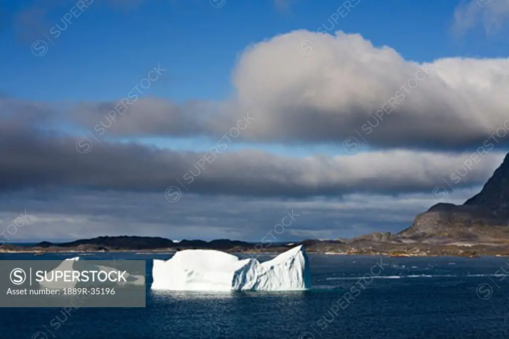 Icebergs, Island of Qoornoq, Province of Kitaa, Southern Greenland, Kingdom of Denmark  