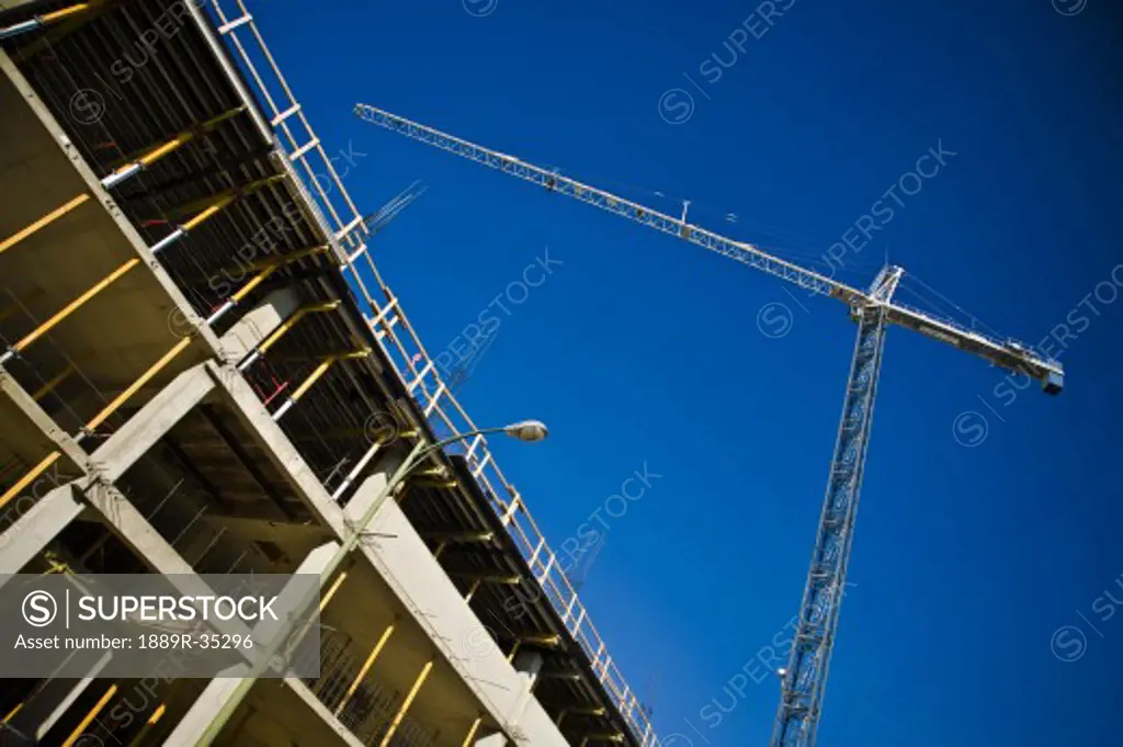 Construction on a building