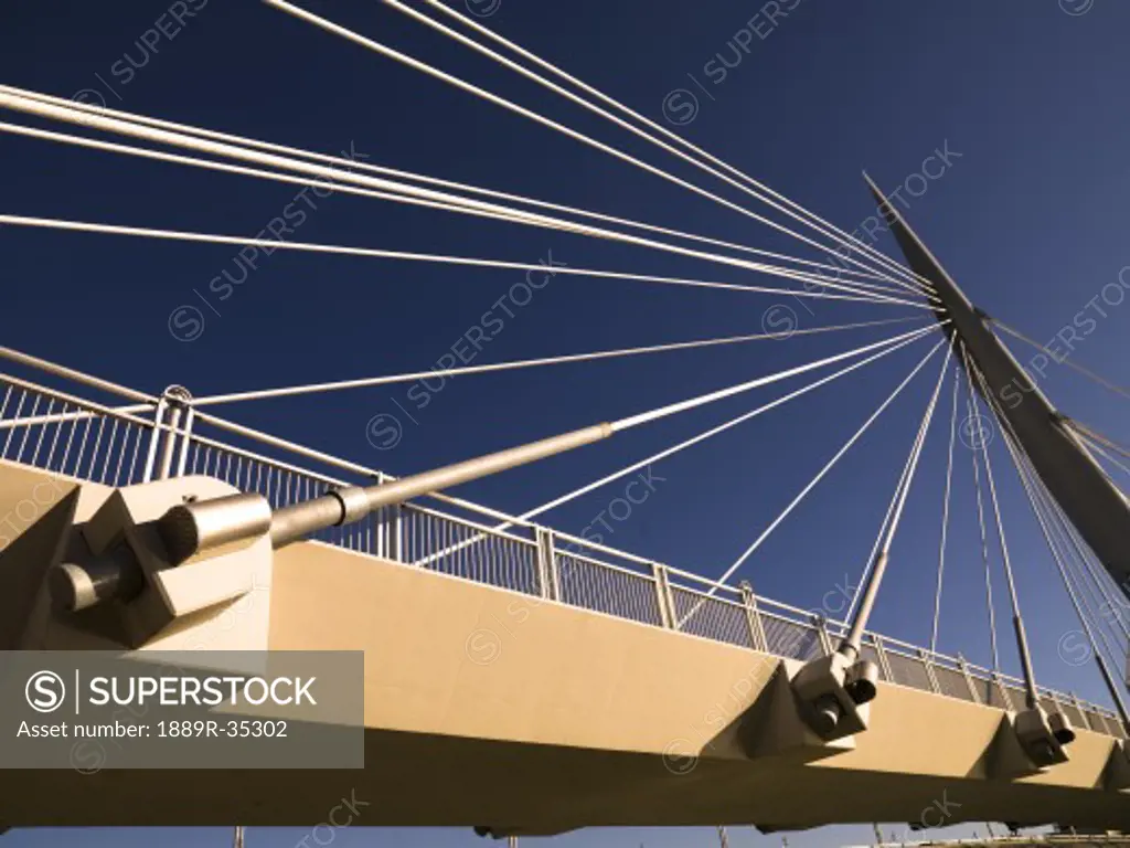 Forks bridge, Winnipeg, Manitoba, Canada