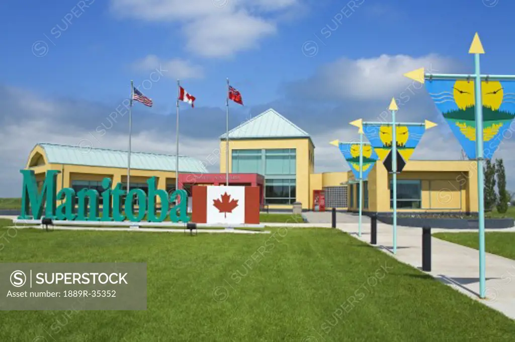 Visitor Centre, Emerson Border Crossing, Winnipeg region, Manitoba, Canada  