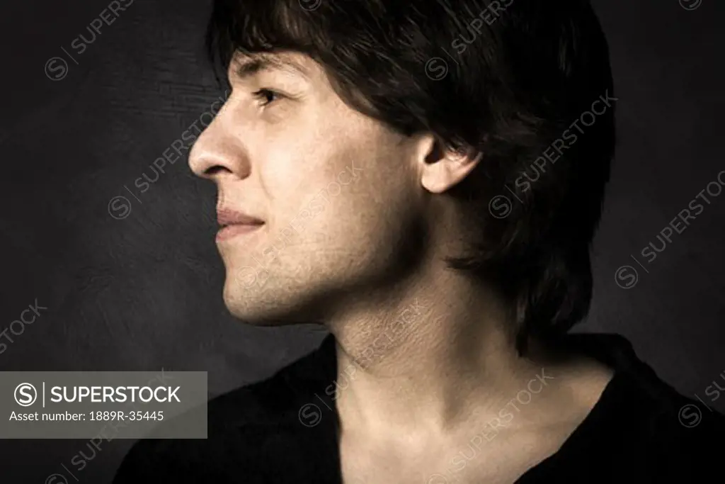 Profile of a man