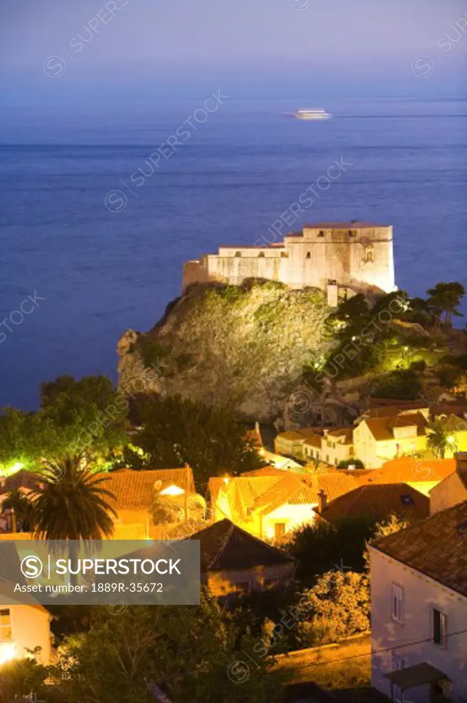 Walled city of Dubrovnik, Southeastern Tip of Croatia, Dalmation Coast, Adriatic Sea, Croatia, Eastern Europe  
