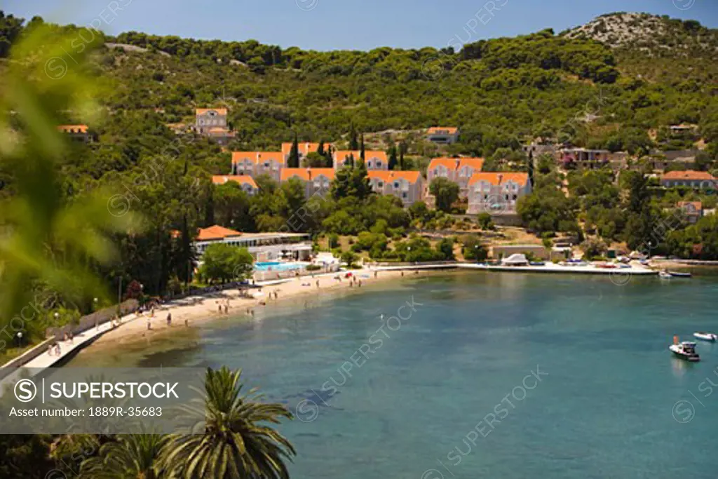 View of Kolocep Island, Elaphite Islands, South Eastern Tip of Croatia, Dalmation Coast, Adriatic Sea, Croatia, Eastern Europe  