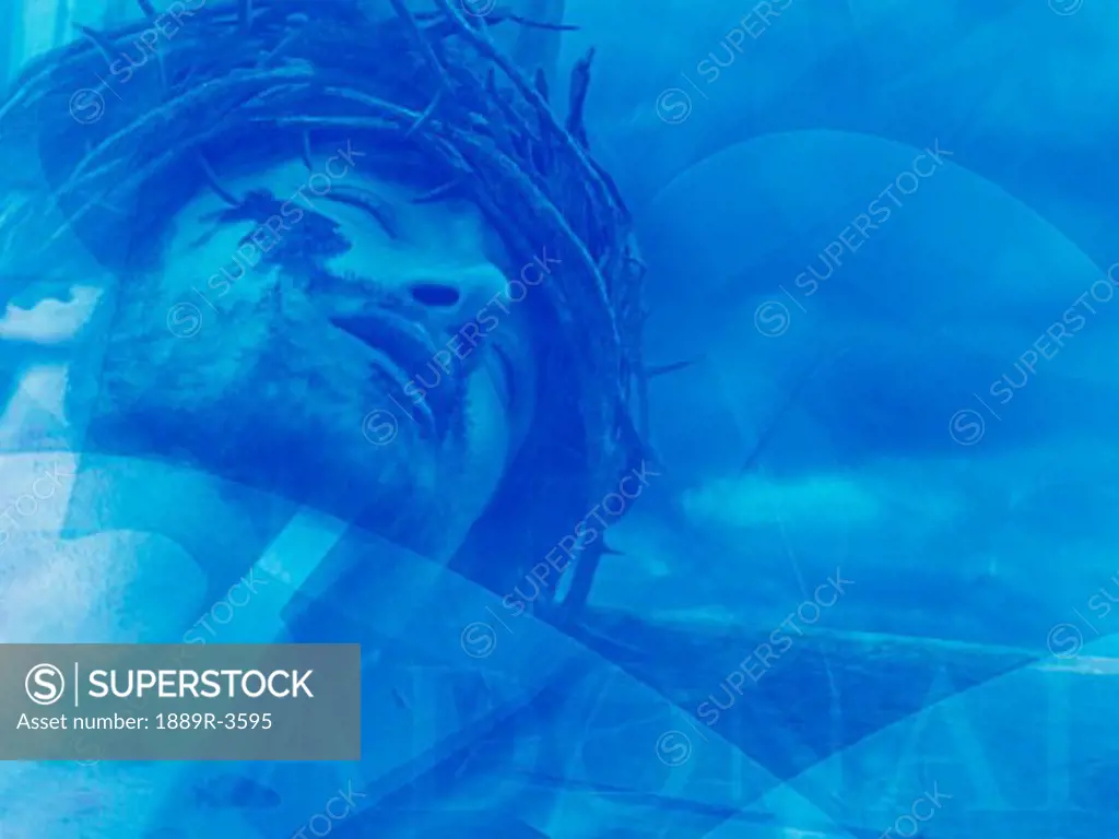 Jesus with crown of thorns