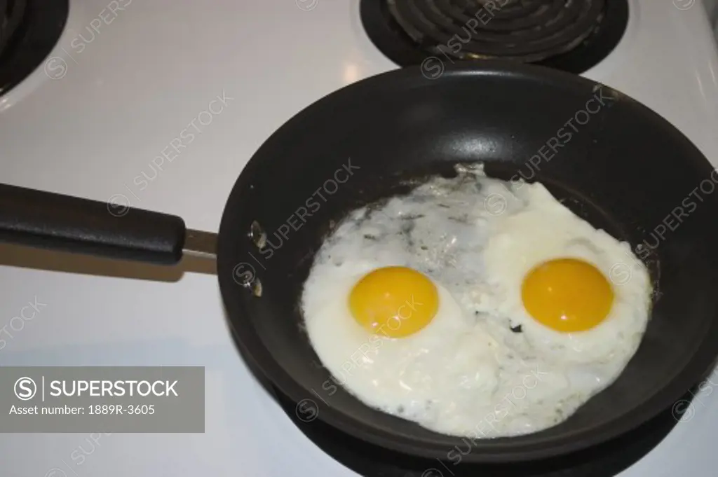 Two eggs sunny side up