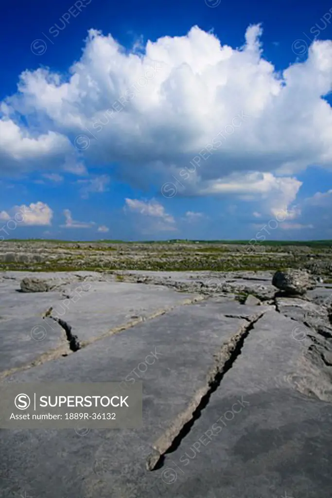 Limestone in Burren, County Clare, Ireland