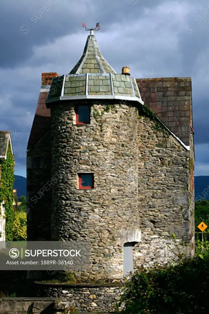 Old tower house in Killarney, County Kerry, Ireland
