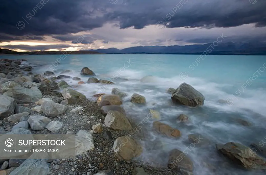 Lake Pukaki, Southern Alps, New Zealand