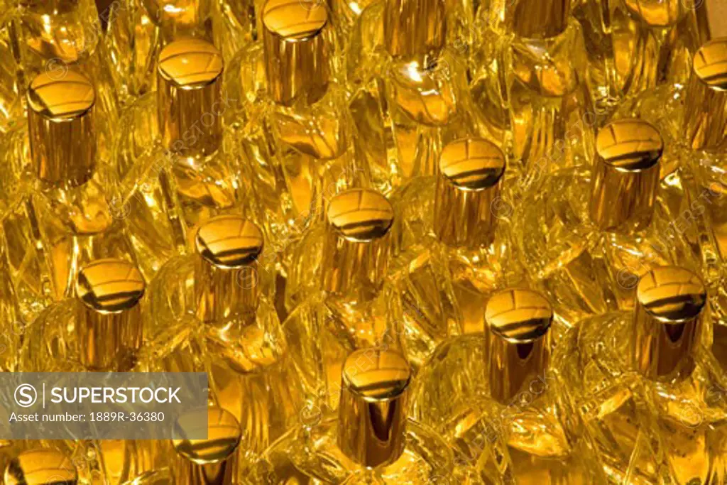 Golden bottles