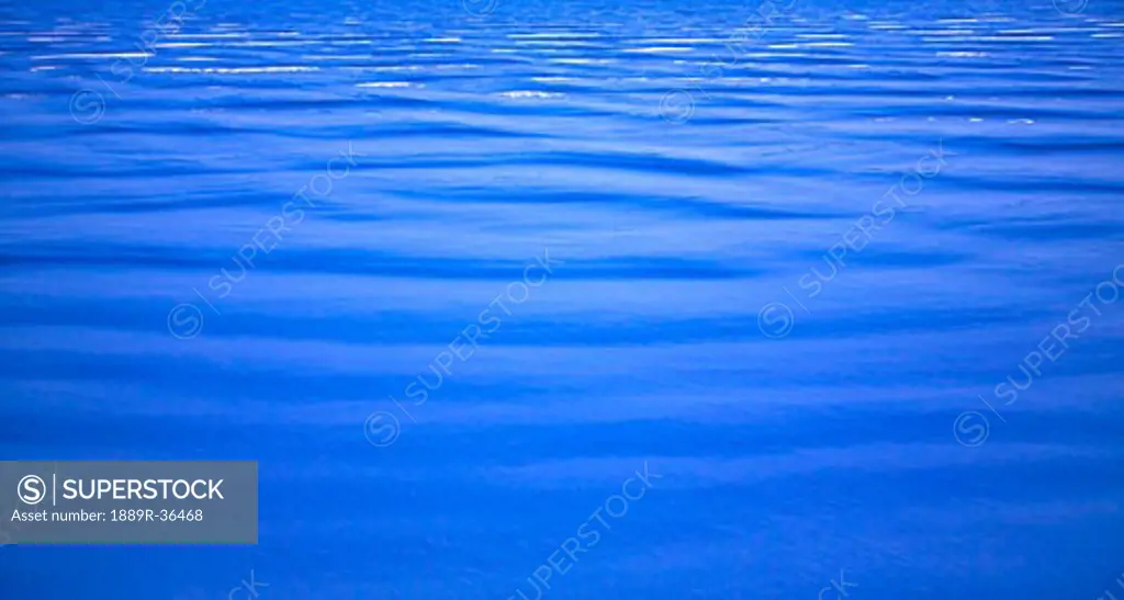 Full frame of blue water