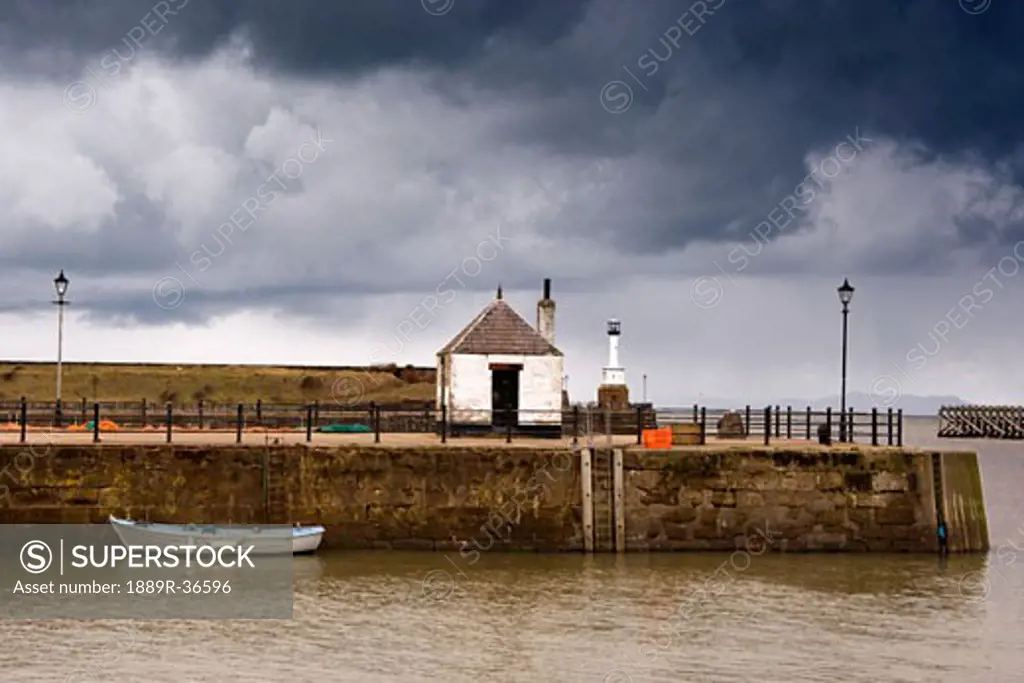 Waterfront in Maryport, Cumbria, England